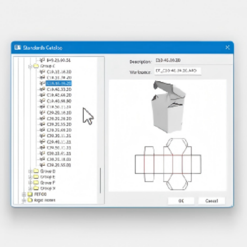 The Carton Design Software for the carton boxes making digital cutting machines